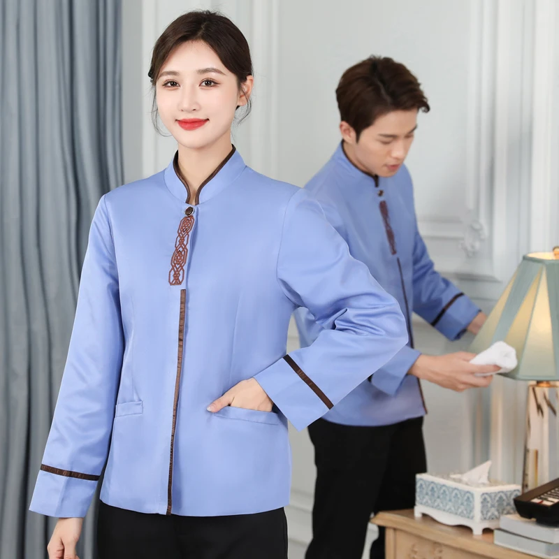 Униформа для китайского ресторана женская одежда уборки костюм администратора