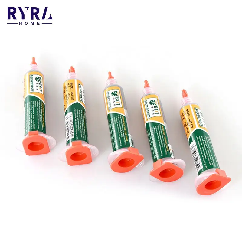 

1pcs 10cc Syringe Liquid Flux Soldering Paste Welding Tool 183C Tin Solder Paste For Welding Medium Temperature Melting Point