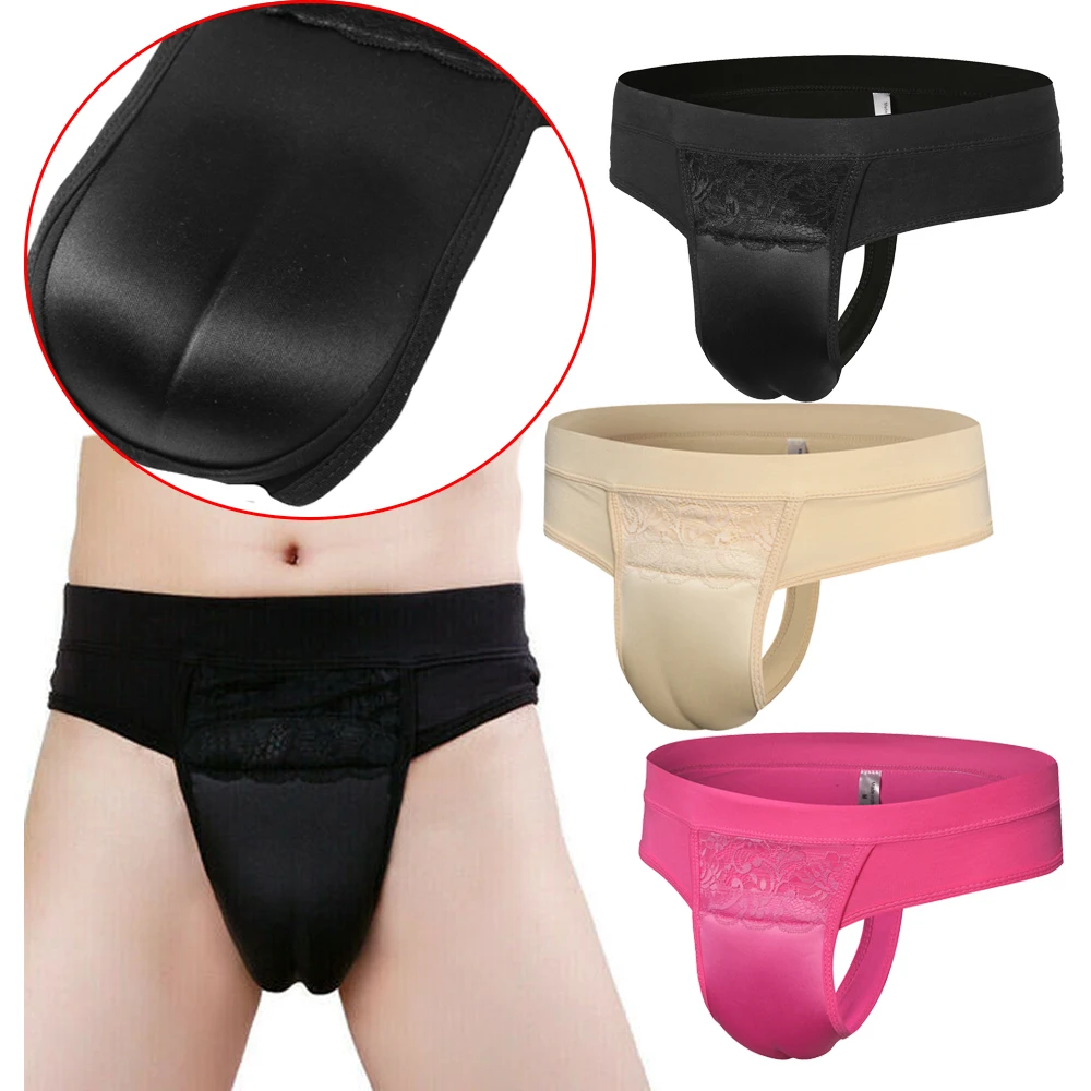 YUFEIDA Men Sissy Fake Vagina Camel Toe Panties Transgender Crossdresser Hiding Gaff Panty Shemale Sexy Gay Fake Vaginal Briefs