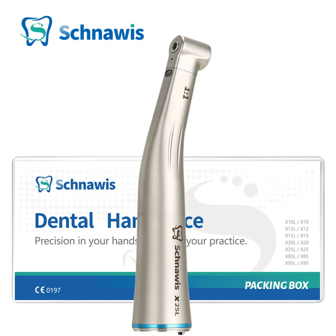 

Прямая скорость привода 1:1, стоматологический наконечник с углом наклона, волоконно-оптический стоматологический низкоскоростной наконечник, подходит для электрического микромотора типа E