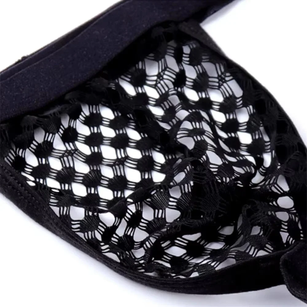 Лоскутные цвета сексуальное мужское нижнее белье с бандажами большие размеры M-XXL