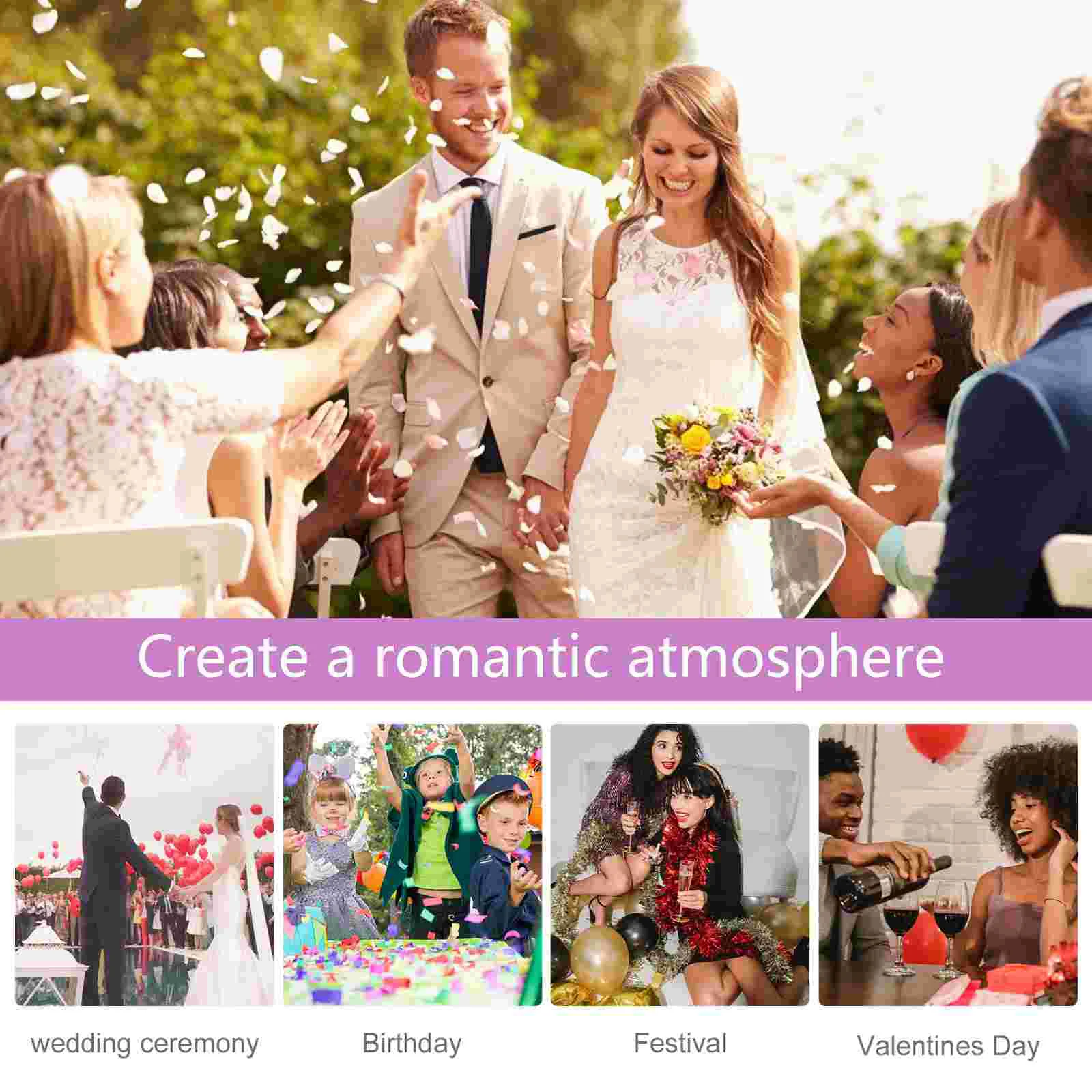 20 шт. пакеты для бросания лепестков поднос украшения держатели конфетти бумажные