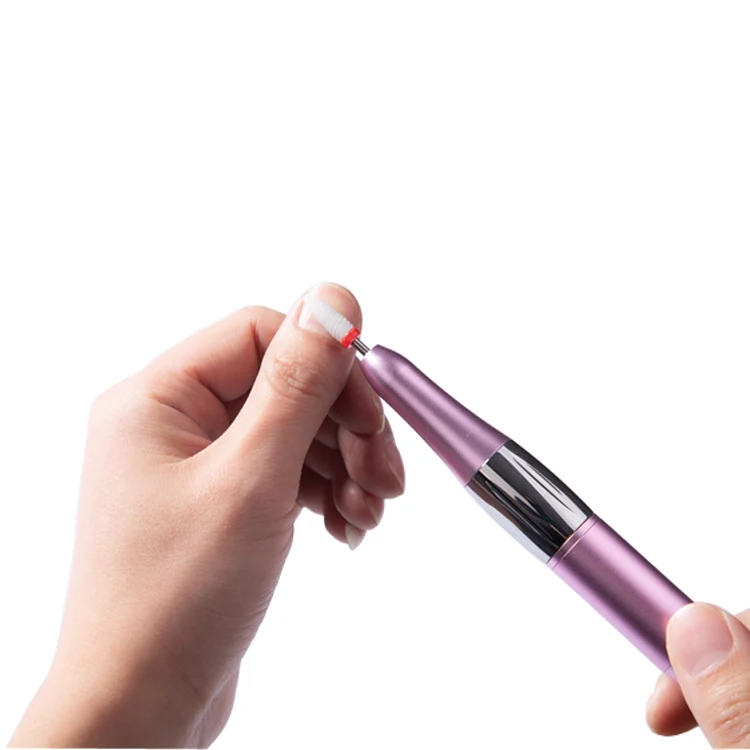 2025 AT-NDB-002 OEM логотип и брендовая белая хорошая дрель для ногтей