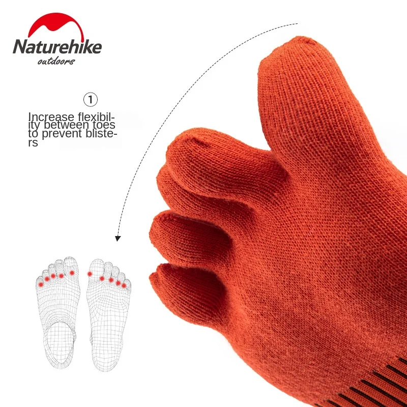 

Naturehike Running Teo socks Running Coolmax Men Women Absorbent Marathon Socks