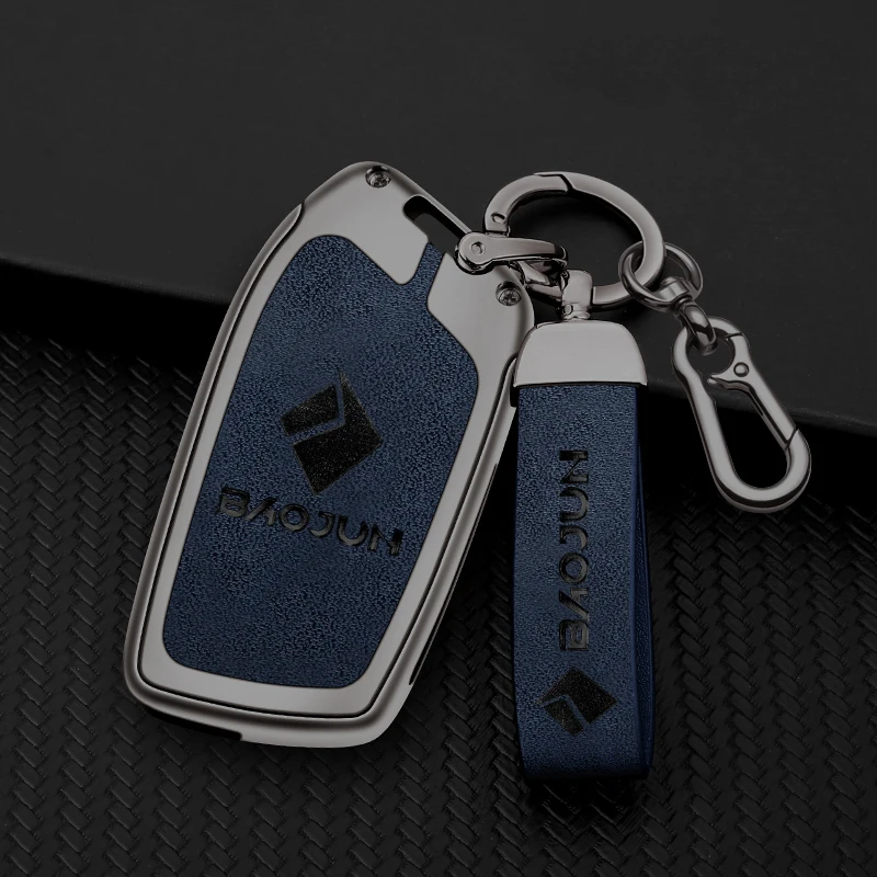 

Car Key Case Cover Shell Holder Full Protector Fob For Baojun E200 E300 RS3 RS5 RS6 RS7 RC5 RC6 RM5 RMC Auto Styling Accessories