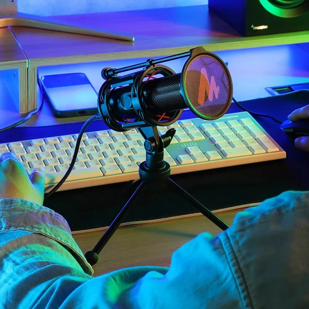 Микрофон PM471TS проводной USB-микрофон для записи емкостный микрофон сотового