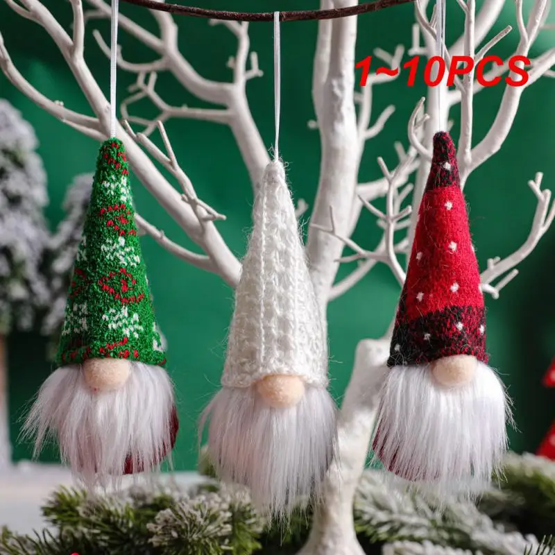 /Набор новых рождественских украшений вязаный маленький кулон подвеска в виде
