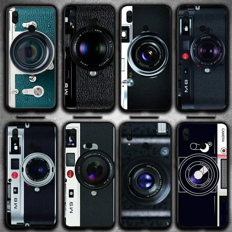 

Retro Camera Phone Case For Xiaomi Mi 11 10 A2 A2lite A1 9 9SE 8Lite 8explorer F1 Poco M3 X3 Pro Fundas Cove