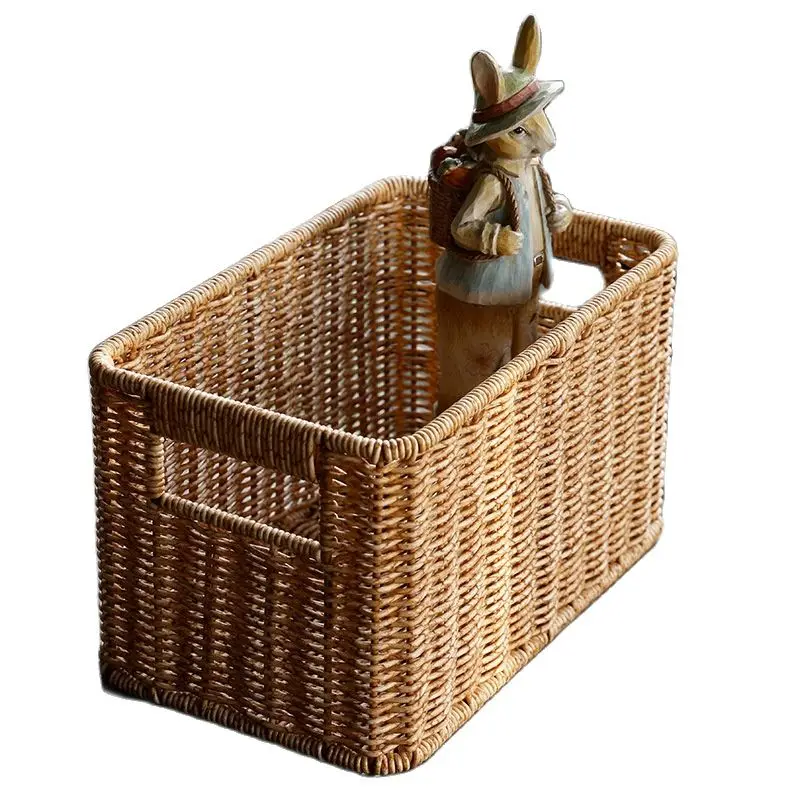 

CAMIGEL Large Storage Basket, Cosmetics, Snacks, Desktop Storage Box, Bathroom, Kitchen Storage Basket