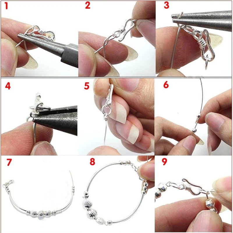 0.4-0.8mm 925 Sterling Silver Wire For Jewelry Making Metel Thread Silver Line For Necklace Bracelet Earring Making One Meter