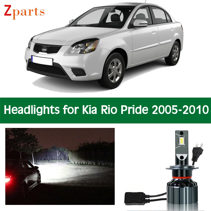Автомобильная фара Canbus лампа для Kia Rio Pride 2005 2006 2007 2008 светодиодный светодиодные
