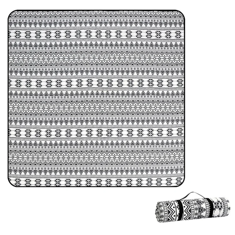 

Outdoor Moistureproof Camping Mat Large Size Picnic BBQ Mat Waterproof Cushion for Tent Traveling Three Layer Yoga Mat 200*200cm