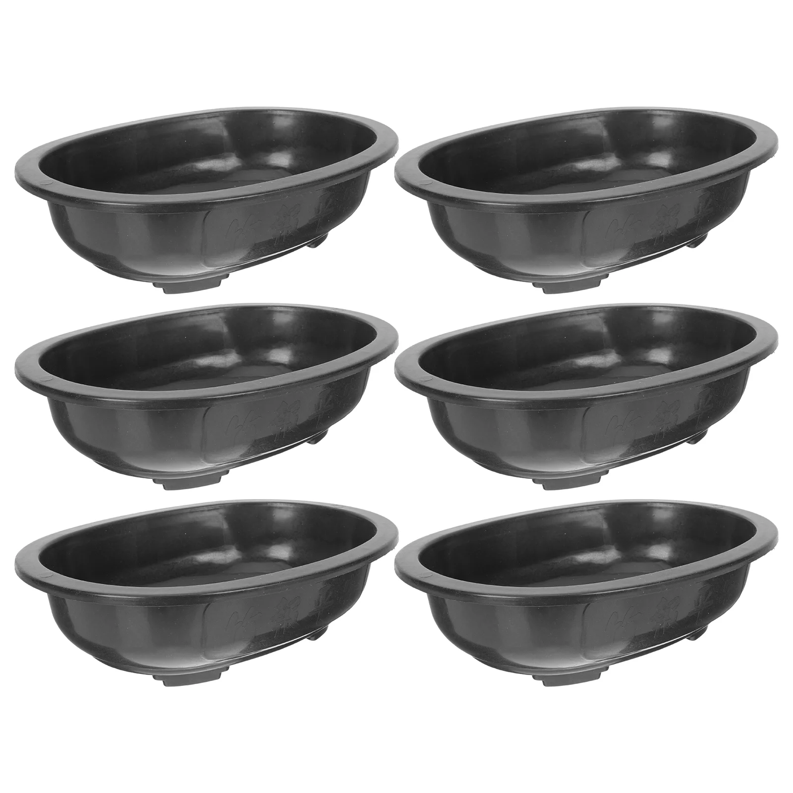

6 Pcs Balcony Flower Pot Desktop Decor Gardening Planter Square Vase Flower Pot Bonsai Pot Pot Holder