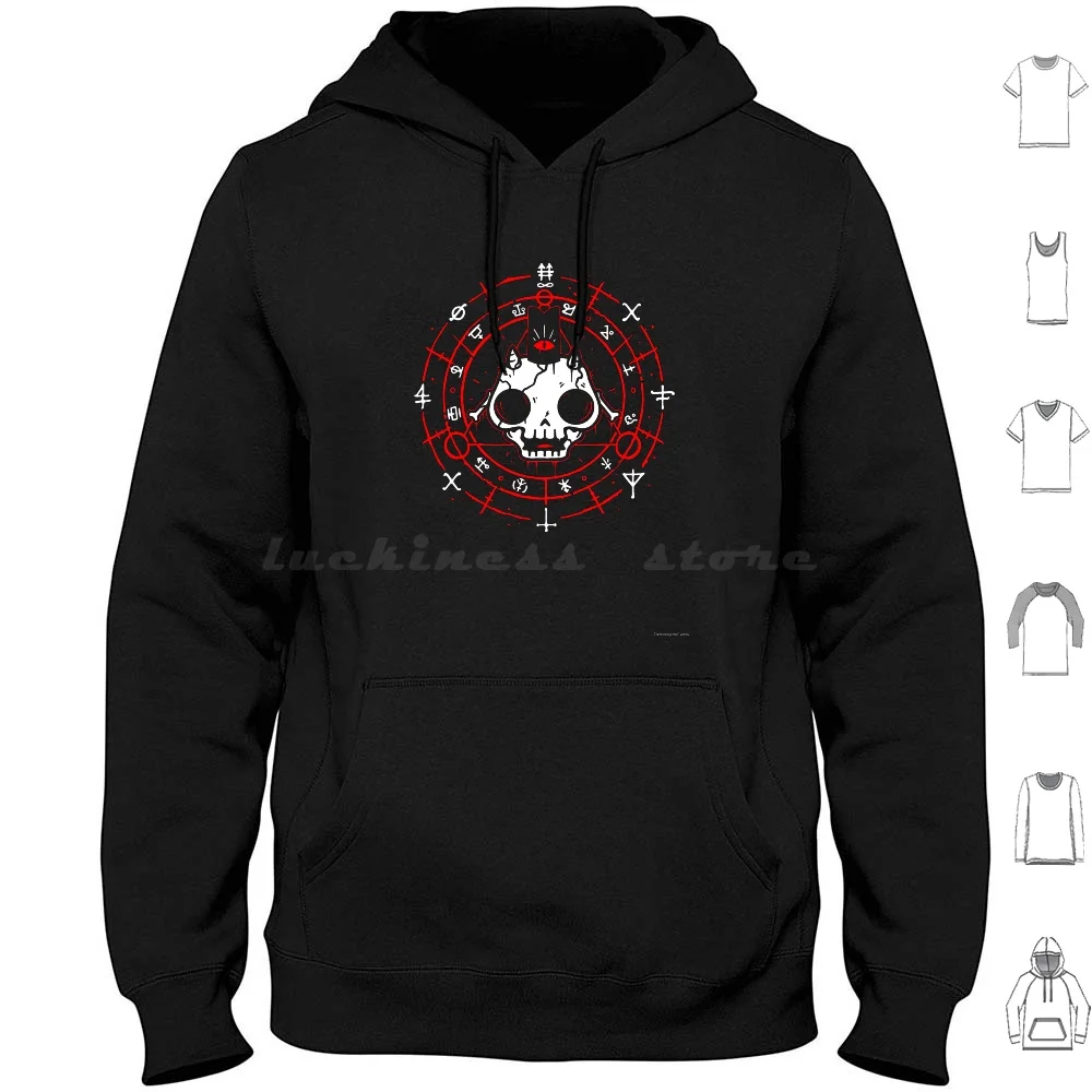

Skull Of The V2 Hoodies Long Sleeve Cult Cult Of The Retro Satan Demon Slay Hell Cute Animal Sorcery Witch