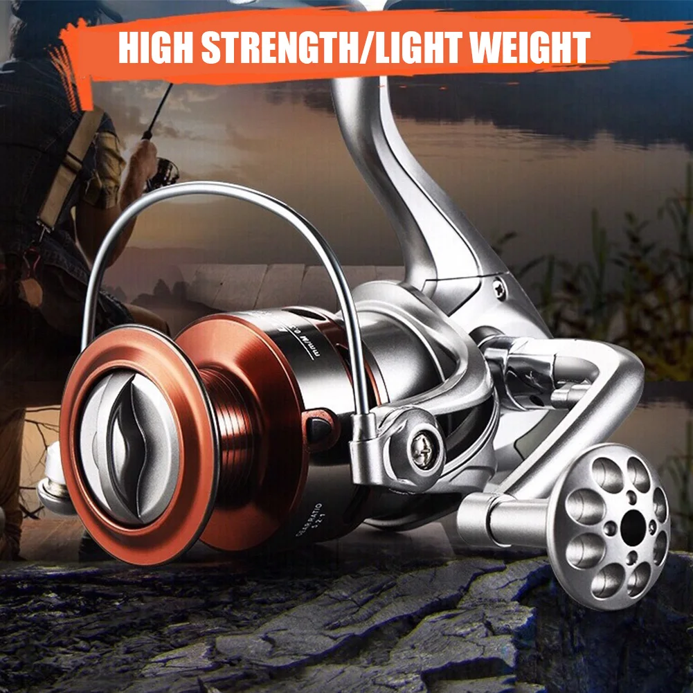 

New High Quality Spool Fishing Reel Max Drag 21KG Gear 5.2:1 Ratio High Speed Spinning Reel Casting Reel Carp For Saltwater