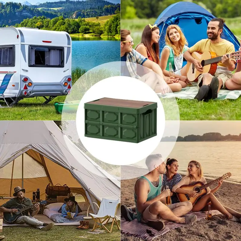 Складной органайзер для кемпинга складная коробка 20 л на открытом воздухе одежды