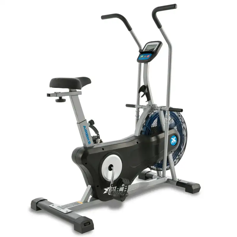 

Fitness AIR350 Low Impact Full Body Workout Exercise Bike with Wind Resistance and LCD Display