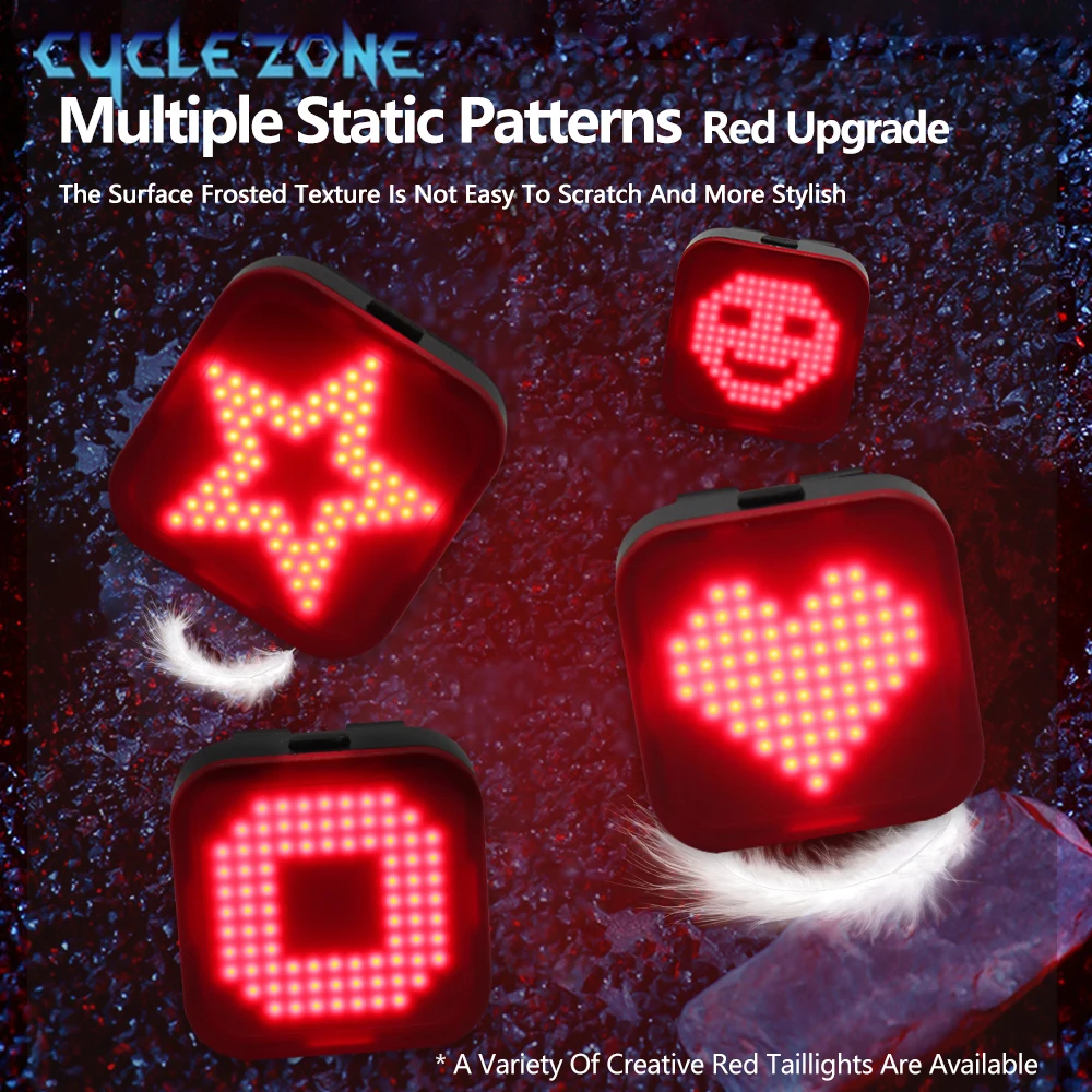 Задний фонарь для велосипеда Type-C Перезаряжаемый задний MTB шоссейного