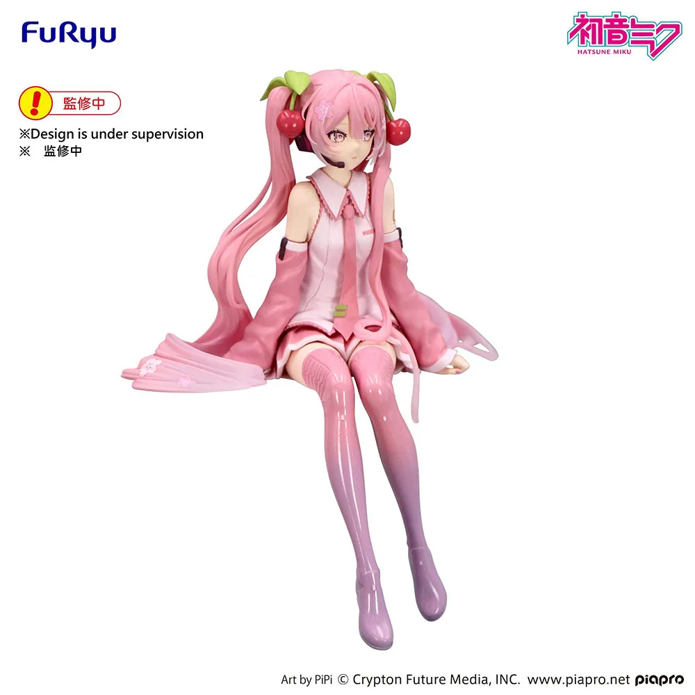 Фото В наличии: Фигурка FuRyu Noodle Stopper Hatsune Miku -Sakura Miku 2026- из ПВХ, 14 см, коллекционная модель аниме-персонажа №4