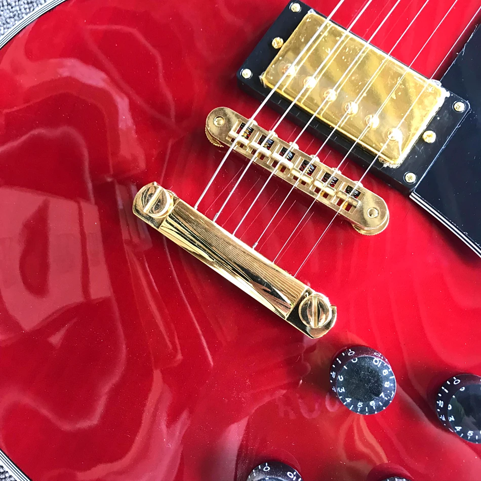 

Custom Store, Made in China, LP Custom electric guitars, Rosewood Fingerboard,Tune-o-Matic Bridge，Gold Hardware, free shipping