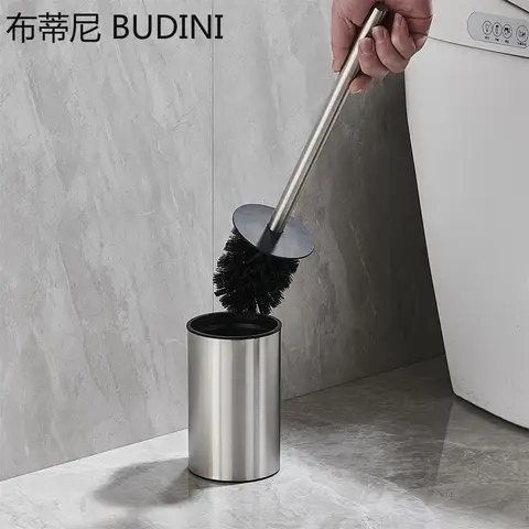 Настенная щетка для унитаза BUDINI  из алюминиевого сплава