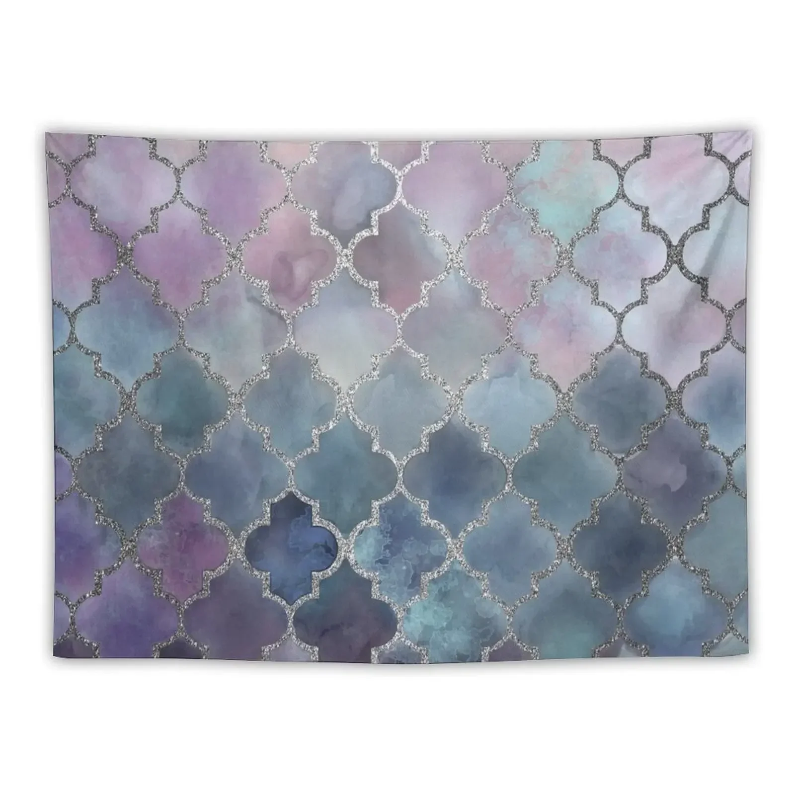 Осенний искусственный узор-Серебряный гобелен украшения для комнаты