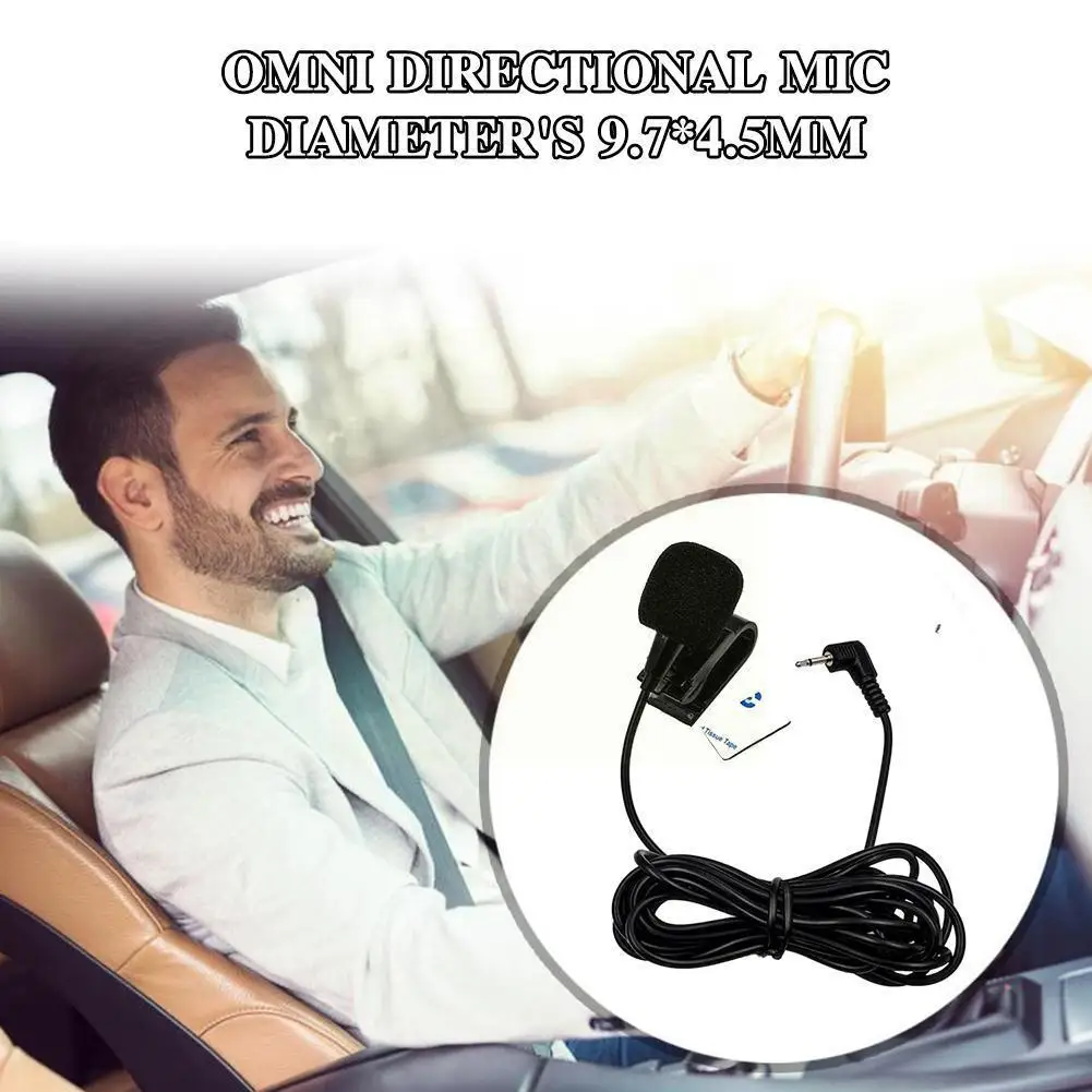 

Car Audio Microphone 2.5mm Clip Jack Plug Mic Stereo Mini Wired External Microphone For Car Radios Auto Dvd Radio N6h1