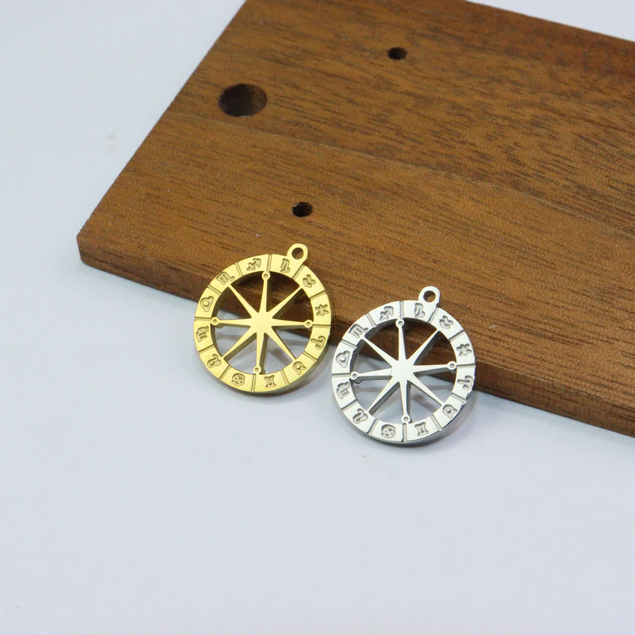 Красивые Подвески с компасом из нержавеющей стали 5 шт. подвеска сделай сам