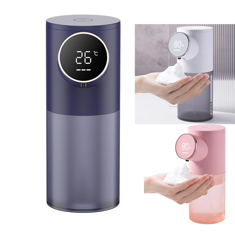 

Автоматический Бесконтактный Диспенсер для мыла, умный дозатор с комнатной температурой и емкостью батареи
