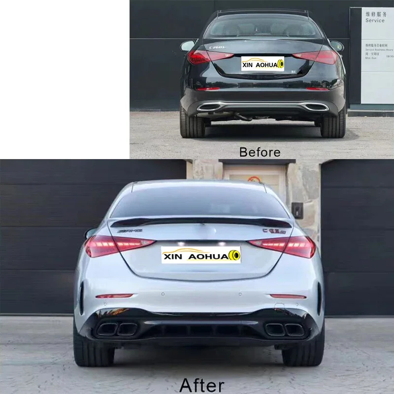 Для Mercedes Benz W206C-класса обычное издание обновление C63 AMG комплект кузова боковые