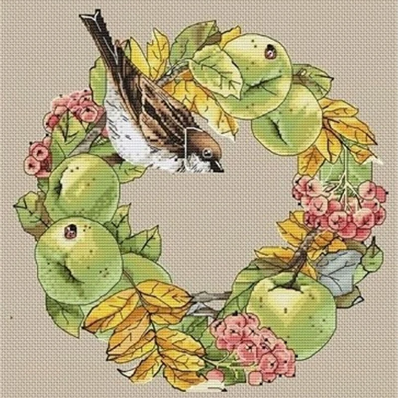 

ZZ6226Home Fun Cross Stitch Kit Package Greeting Needlework Counted Kits New Style Joy Sunday Kits Embroidery