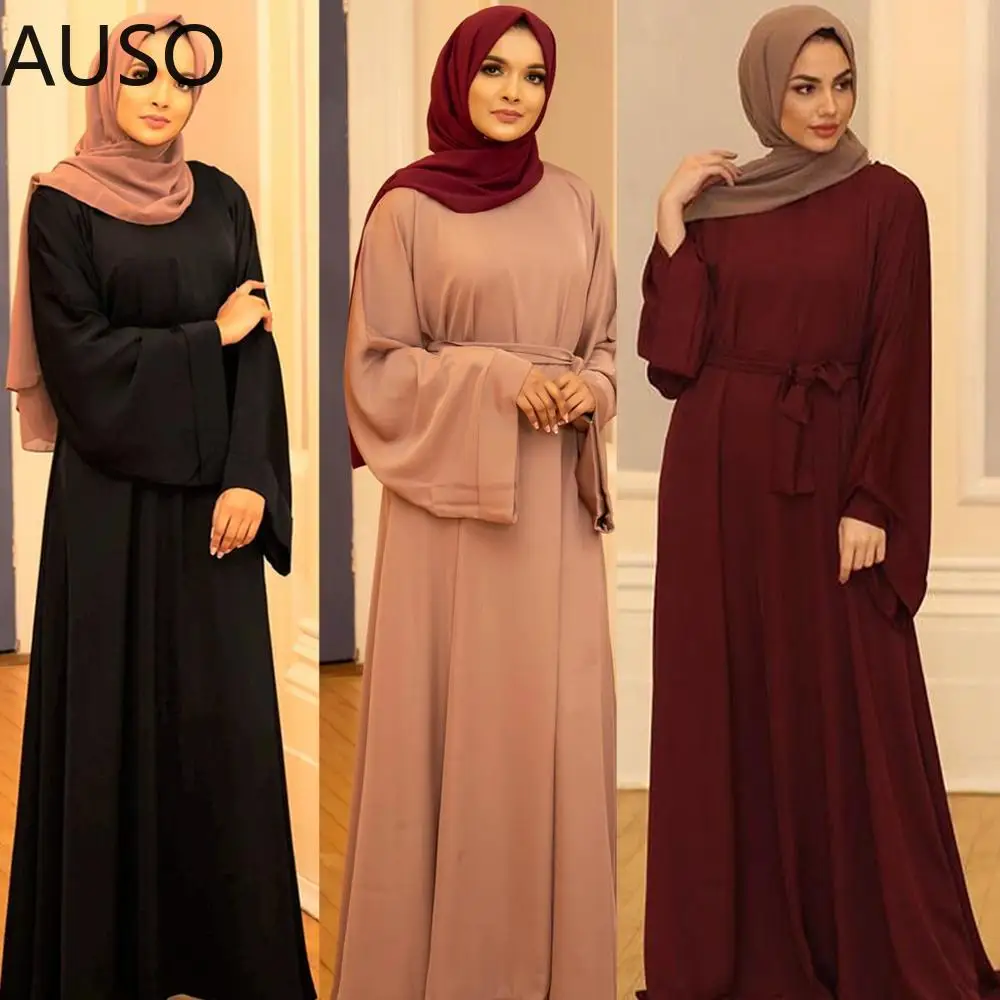 Платье Рамадан, мусульманский хиджаб, женская одежда, Женская длинная одежда