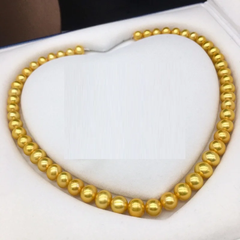 

Женское ожерелье из серебра 925 пробы с морским жемчугом 8-9 мм