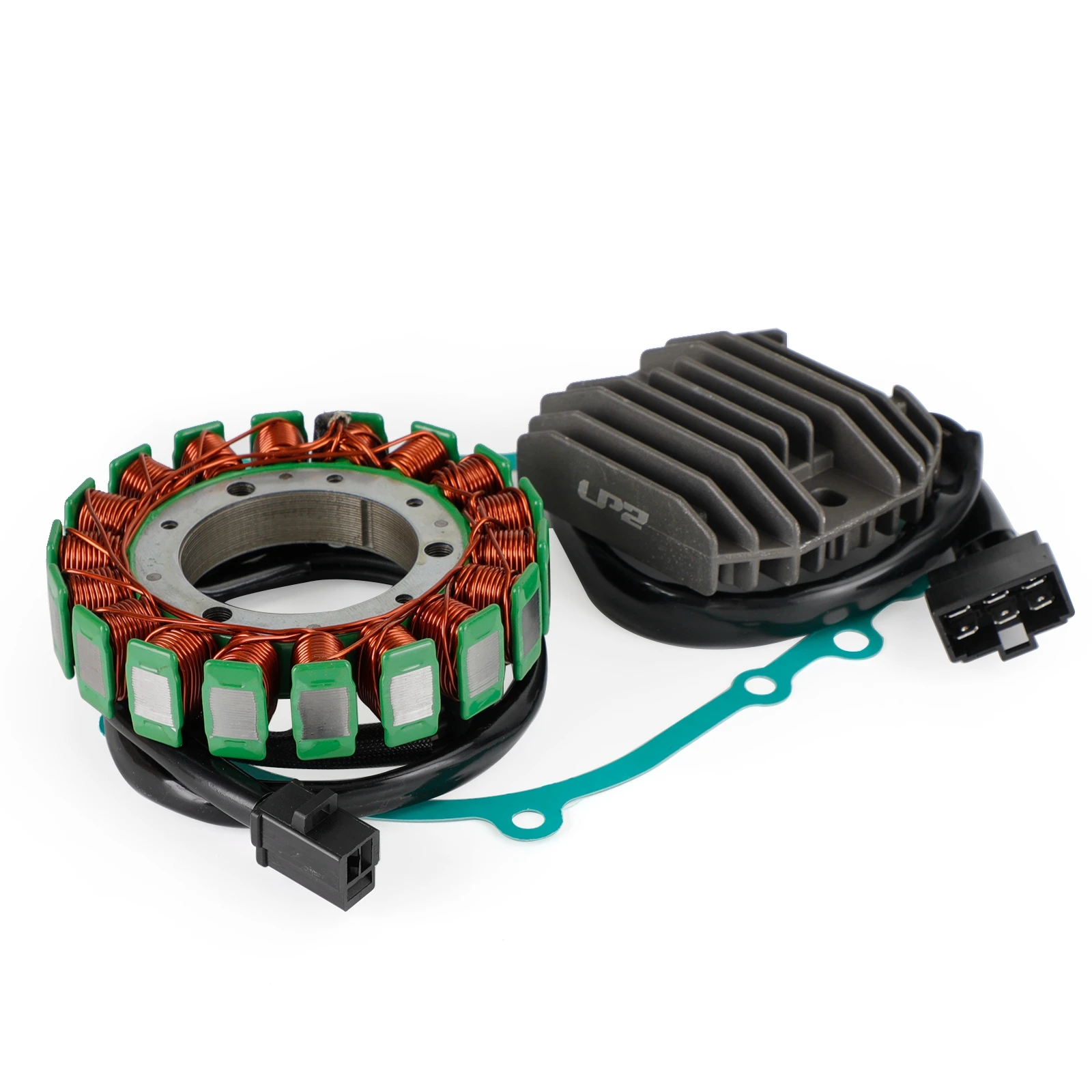 

Artudatech статор Магнето + выпрямитель напряжения + прокладка для Kawasaki Ninja ZX6R ZX-6R 1998-1999