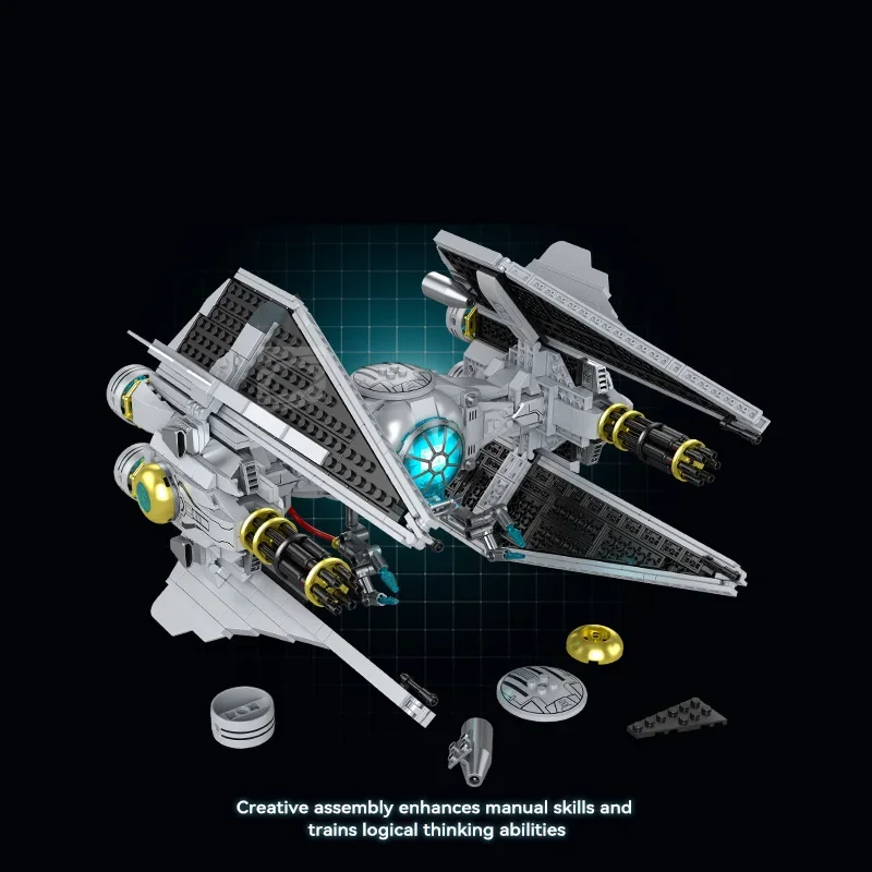 Конструктор MINISO TIE Battle-StarFighters Interceptor-Fighter 14+