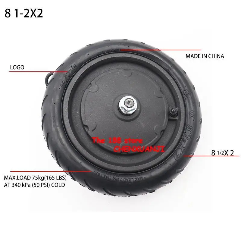 

8 1/2x2 Motor Tire for VSETT 9+ 9 PLUS VSETT9 ZERO 9 Pro Hoverboard Dual Drive Electric Scooter