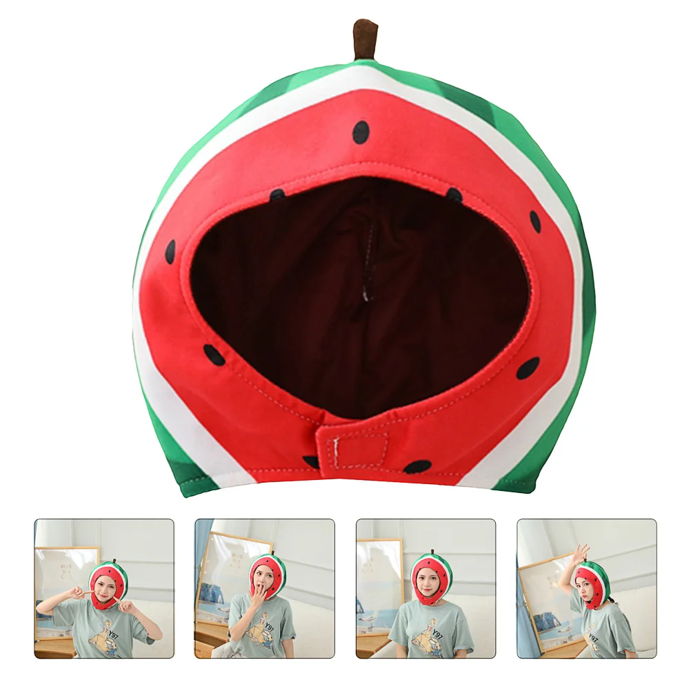 

1 Pc Funny Watermelon Hat Novelty Carnival Party Dress-up Cosplay Costume Hat