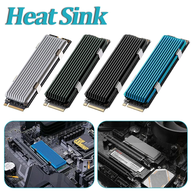 

Охлаждающий радиатор SSD из алюминиевого сплава, твердотельный жесткий диск, охладитель, термостойкий тепловой охладитель, компьютерные акс...