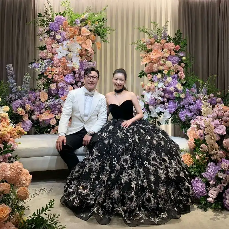 OLOEY черные свадебные платья Корейская фотосессия милая Вельветовая юбка-топ со