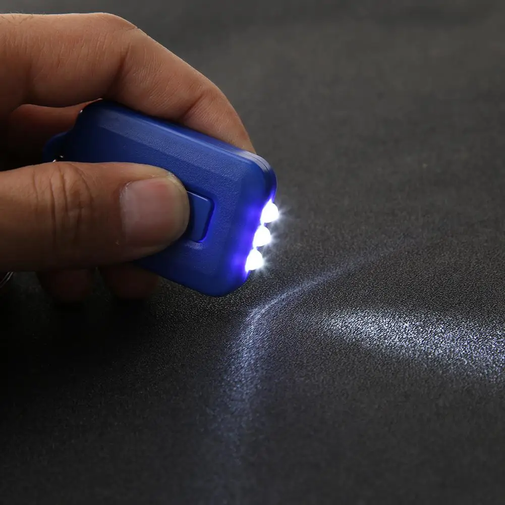 

Mini Portable Solar Power LED Light Keychain Keyring Torch Flashlight Outdoor Survival Emergency Light Tools Small Flashlight
