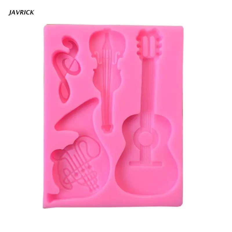 

Handmade Musical Instruments Resin Mold Guitar Violin Keychain Pendant Epoxy Resin Casting Mold Jewelry Making Tools
