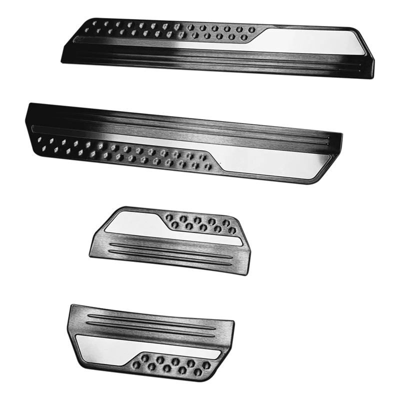 Door Sill Scuff Plate Guard Protector Cover Trim For Honda Vezel HR-V E:HEV 21-22 Exterior Outer Welcome Pedal B Parts