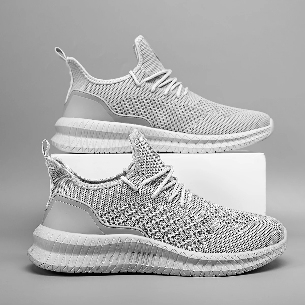 Men Running Shoes Lac-up Men's Sport Shoes Lightweight Comfortable Breathable Walking Sneakers Tenis Masculino Zapatillas Hombre