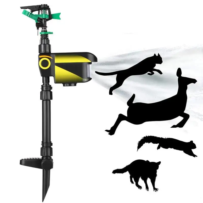 

1PCS Hight-quality Water Spray Animal Catcher Solar Panels Automatic Sensing Invade Garden Animal Repeller
