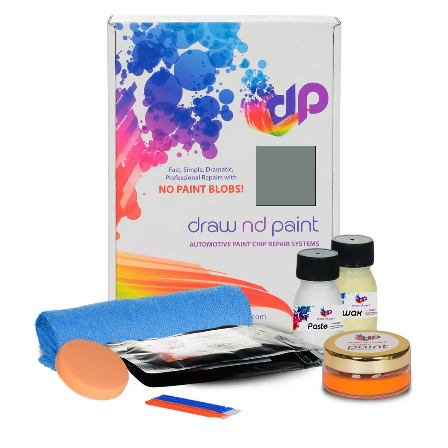 

DrawndPaint compatible with Renault Automotive Touch Up Paint - GRIS hologram-603-Essential Care
