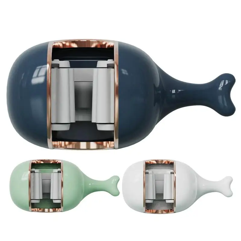 

Mop Hanger Wall Mount No Punchin Mop Clip Holder Storage Organizer Cute Whale Design Broom Holder With Hook Wall Hanger For
