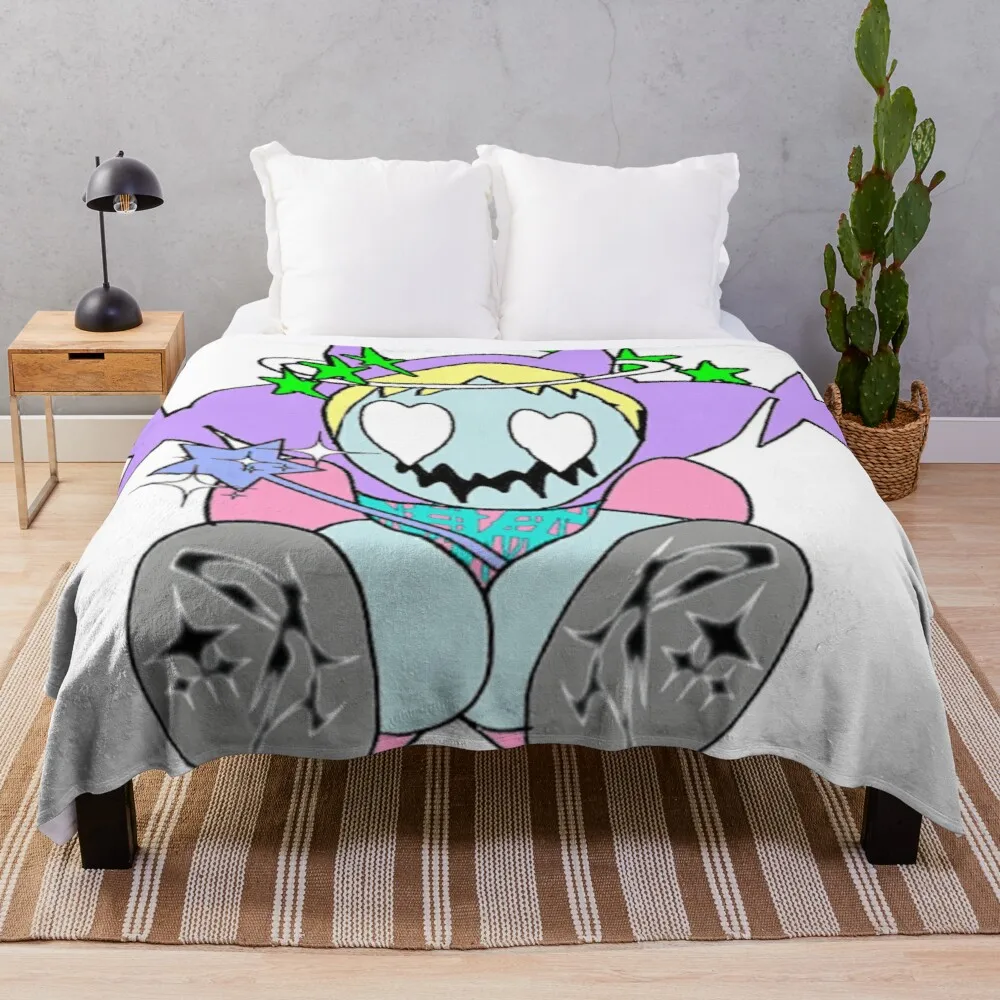 

Drain Gang Throw Blanket Tufting Custom Blanket Cute Blanket Plaid