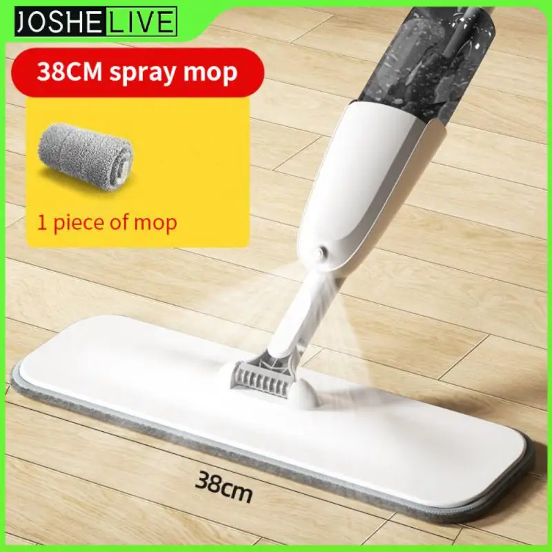 

Швабра с распылителем, швабра с деревянным полом, плоские швабры, домашний инструмент для уборки с многоразовыми вставками из микрофибры, Ш...