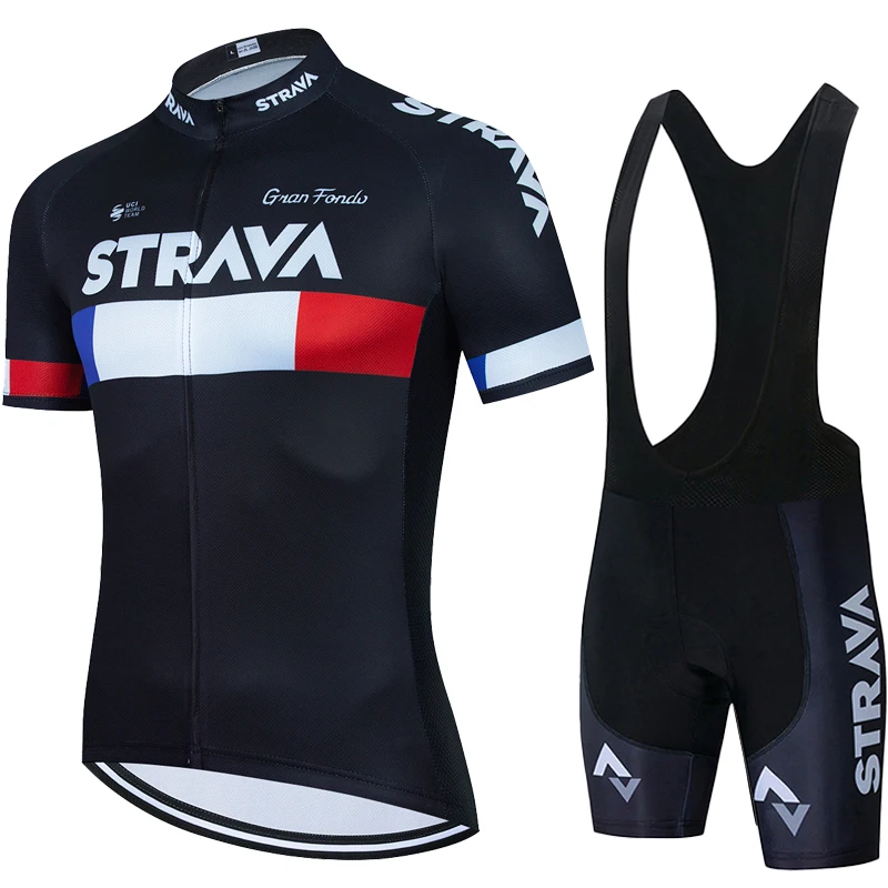 STRNVN-Conjunto de Ropa de Ciclismo para hombre, uniforme de bicicleta de montaña,...