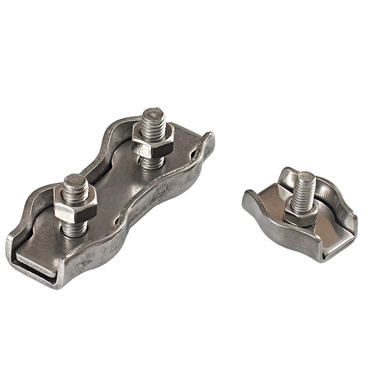 

2 шт., зажимы для кабелей из нержавеющей стали